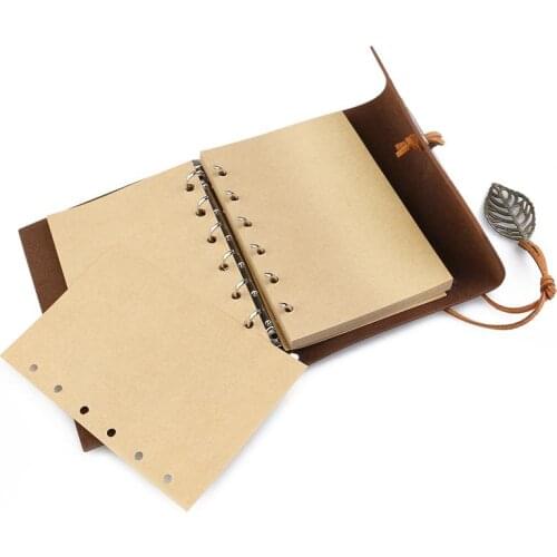 Classic Retro Vintage Style PU Cover String Key Bound Blank Notebook Notepad Travel Journal Diary Sketchbook Vintage Notebook