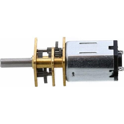 DC Mini Gear Motor 12V 100RPM with Gearwheel N20 3mm Shaft Diameter High Quality DIY Engine For Robot Model