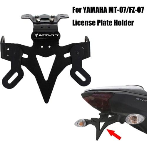 For Yamaha MT-07 MT 07 FZ-07 MT07 2013-2021 2014 2018 Motorcycle License Plate Holder Fender Eliminator Registration Bracket