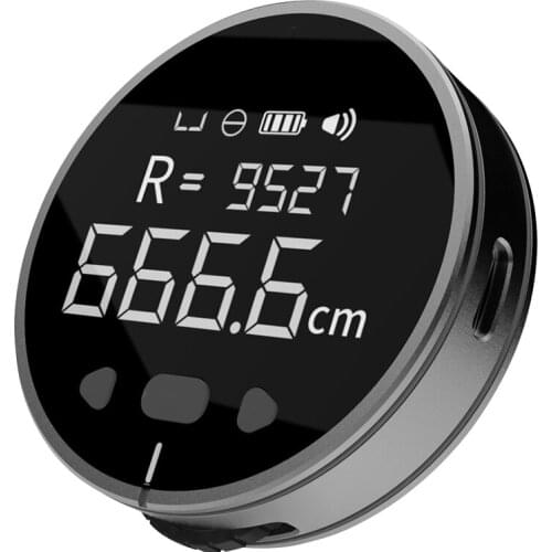 Little Q 8 in 1 Electronic Ruler LCD Range Finder 99m High Accuracy Length Measuring Tool Long Standby Rechargeable Ruler