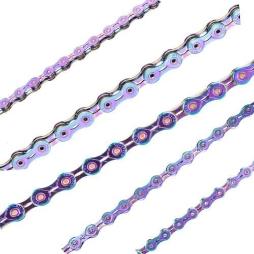 9/10/11/12 Speed MTB Mountain Bike Road Bicycle Colorful Ultralight Metal Chain