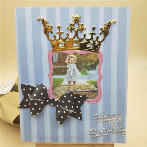 Crown Dies Metal Cutting Dies New For Scrapbooking DIY Album Embossing Folder Paper Card Maker Template Stencils