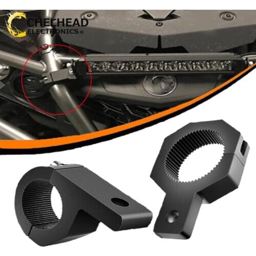 Motorcycle Mount Headlight Bracket 4x4 Accessories Off road Car Led Bar Work Light Fog Lamp Mounting Clamp Holder Tube Brackets