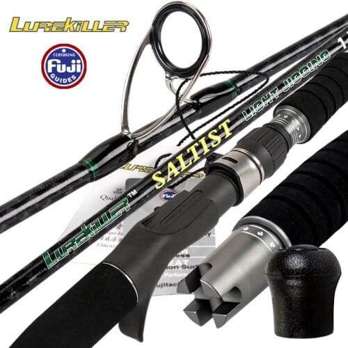 Lurekiller 1.75m PE 2-5 15kgs Drag Cross Carbon Blank Jigging Rod Jig Fishing Rod Boat Rod Light jigging Spinning/Casting Rods