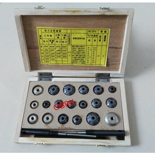 Motorcycle Valve Repair Tools Reamer Kit Valve Seat Cutter Grinding Stone And Guide Pilots