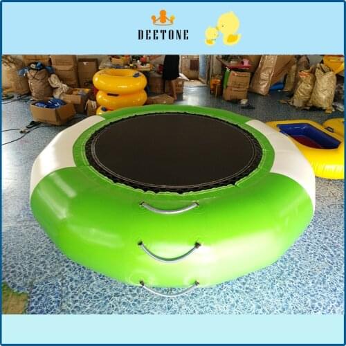 3m diameter inflatable water game inflatable aqua jump water trampoline adult for sale