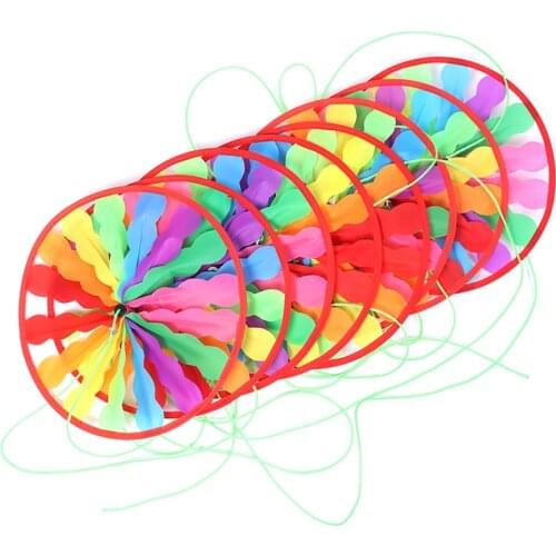 New Rainbow Wheel Windmill Wind Spinner Whirligig Garden Funny Children Toys