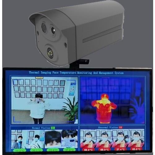 New 2021 Factory Hot Sale Facial Reconomiento Body Temperaturement Face Authentication System RemThermal Imaging CCTV IP Camera