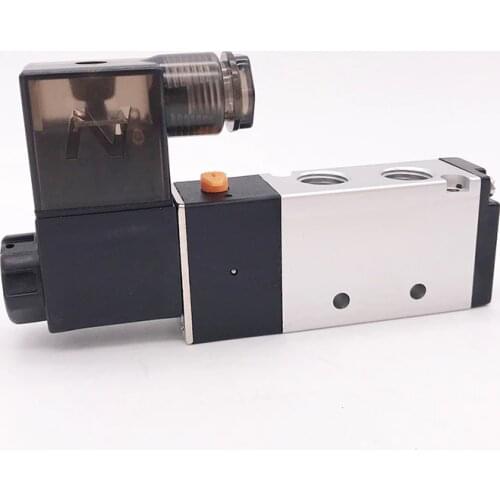 New type good seals dust-proof pneumatic dump valve parts 4V210-08 1/4" BSP 24V DC 5 way 2 position Gas reset control valve