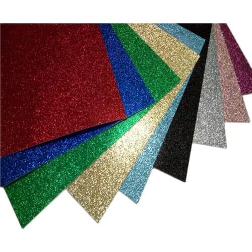 35 Piece Factory Wholesale Craft Paper For Decor Glitter Cardstock Paper And Beautiful Glitter Paper