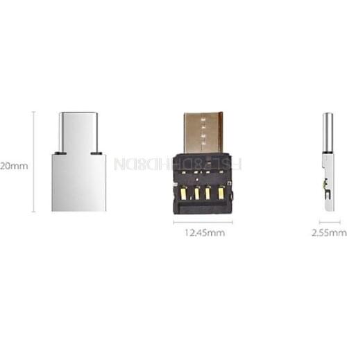 USB-C Connector Type C USB 3.1 Type-C Male to USB Female OTG Adapter Converter For Android Tablet Phone Flash Drive U Disk