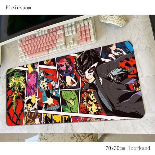 Persona 5 mouse pad gamer 700x300x4mm gaming mousepad hot sales notbook desk mat locrkand padmouse games pc gamer mats gamepad