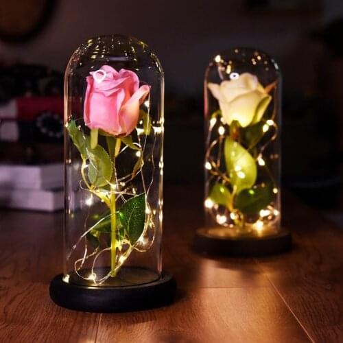 Beauty and the Beast rose, Rose in glass dome, forever rose, red rose, preserved rose, Belle rose, special romantic gift