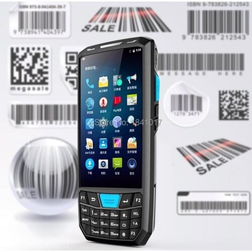 Handheld NFC RFID Reader Data Collection 1D 2D QR Barcode Scanner Android Pda Terminal Handheld Computer With Android OS