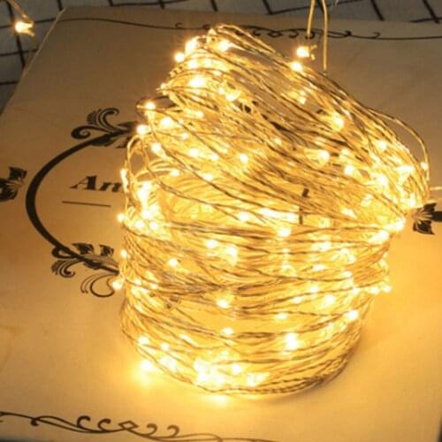 5M 10M Copper Wire LED String Lights Christmas Decorate USB 8 Modes Remote Control for Home New Year Decoration New Year 2021