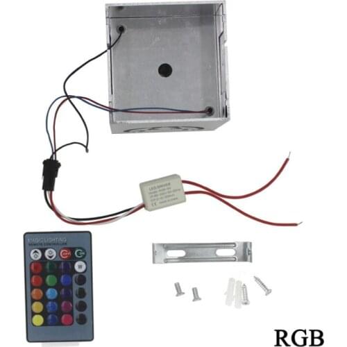 Wall Mounted LED Wall Lamp Indoor LED Projection Colorful Lighting Mural Luminaire Background Wall Light for Home Hotel KTV Bar