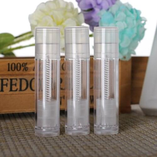 1PCs 5g Clear Lipstick Tube Empty Lipstick Balm Tube Empty Lip Gloss Cosmetic Container Travel Makeup Tool Transparent Wholesale