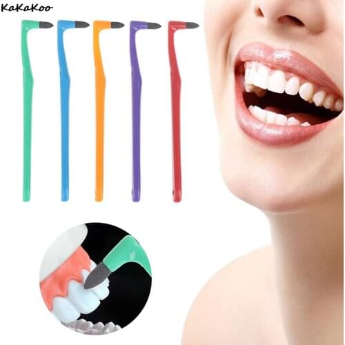 1PC Interdental Brush Orthodontic Toothbrush Small Head Soft Correction Teeth Brace Clean Wisdom Toothbrush Dental Floss Hygiene