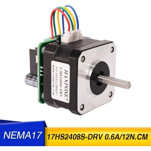 5PCS 17HS2408S stepping motor drive integrated machine with micro back drive For 3D printer CNC worm wheel edging machine
