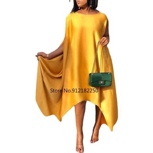 African Dresses for Women 2021 Spring Autumn African Dashiki Africa Dress Ankara Short Sleeve Dresses Ladies African Clothes
