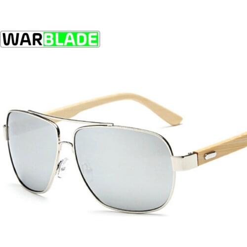 Bamboo Cycling Bike Sunglasses Men Women Square Sun Glasses Mirror Reflective Wood Candy Color Eyewears Male UV400