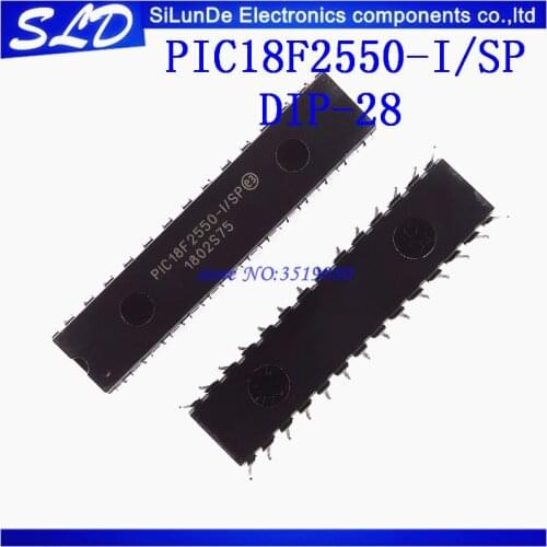 Free Shipping 5pcs/lot PIC18F2550-I/SP PIC18F2550 DIP-28 new and original in stock