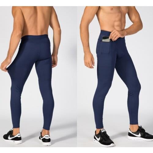 Men Compression Pants Sports Gym Sweatpants Bodybuilding Male Elastic Fitness Skinny Leggings Trousers Men Tracksuit Sport Pants