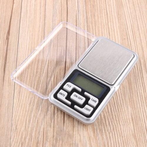 1 pc Digital Weight Pocket Scales 0.1/0.01g LCD Display with Backlight 100-500g Electric Pocket Jewerlry Gram Weight Balance