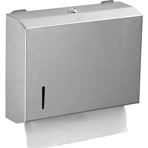 Paper Towel Dispenser Hand Towels Holder Wall Mounted Gold Z Fold Tissue Dispensers White Silver Gray For Bathroom Kitchen Hotel