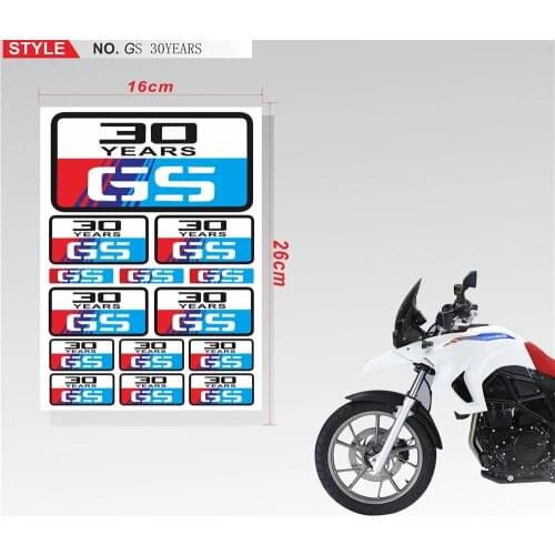 For BMW G310GS F700GS F750GS F650GS F850GS R1200GS F800GS Motorcycle Reflective Body Waterproof Body Fuel Tank Tail Box Decals