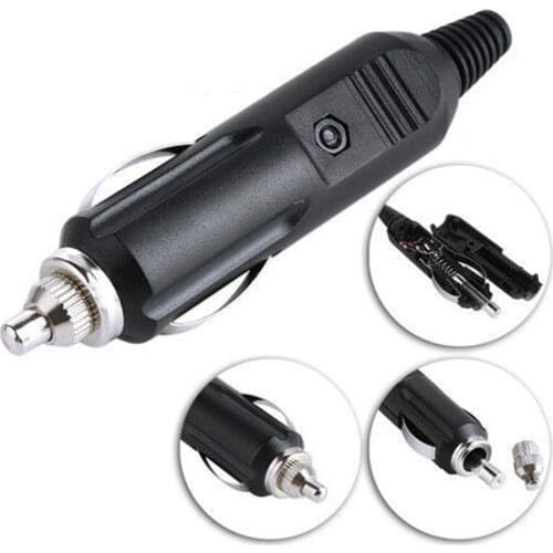 Indicator Cigarette lighter plugs Red LED Replacement Socket 10A Black