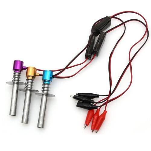 Tools Upgraded 6-12V Upgraded Electronic Glow Plug Igniter With Alligator Clip for RC 1/10 Nitro Car Buggy Powered 80100 HSP