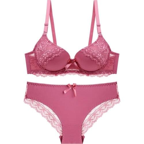 New Sexy Bras Set BC Cup Bra and Panty Sets Push Up Underwear Womens lingerie set