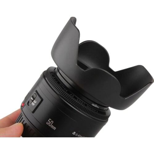 DSLR Camera Lens Hood 52mm ES-62 II Petal Cover for Canon EF 50mm f/1.8 II Lens