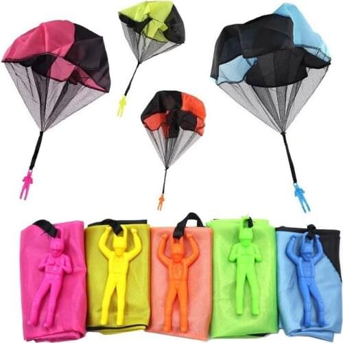 Hand Throwing Mini Soldier Parachute Funny Toy Kid Outdoor Game Play Educational Toys Fly Parachute Sport for Children Toy