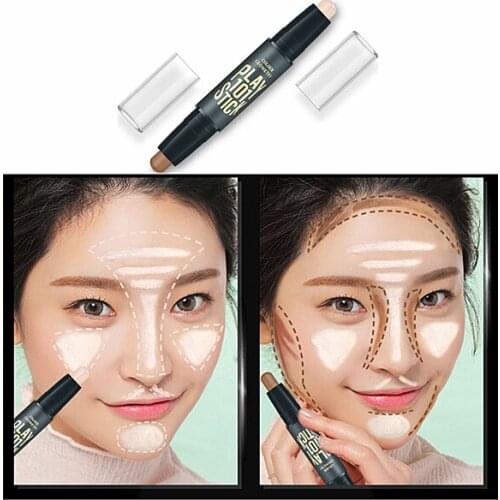 Makeup Illuminator Face Contouring Concealer Bronzers Highlighter Pen 3D Cosmetic Make Up Contour Stick