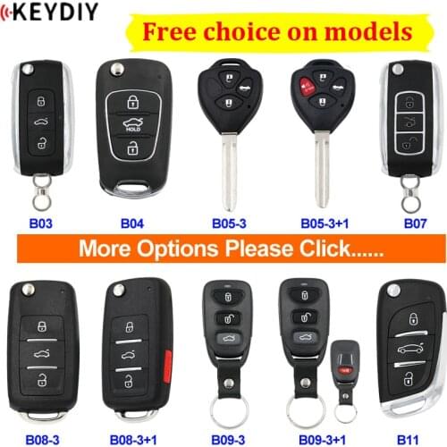 KEYDIY KD Remote Control Car Key B03 B04 B05-3 B05-3+1 B07 B08-3 B08-3+1 B09-3 B09-3+1 B11 for KD900 URG200 KD900+ KD-X2 Mini KD