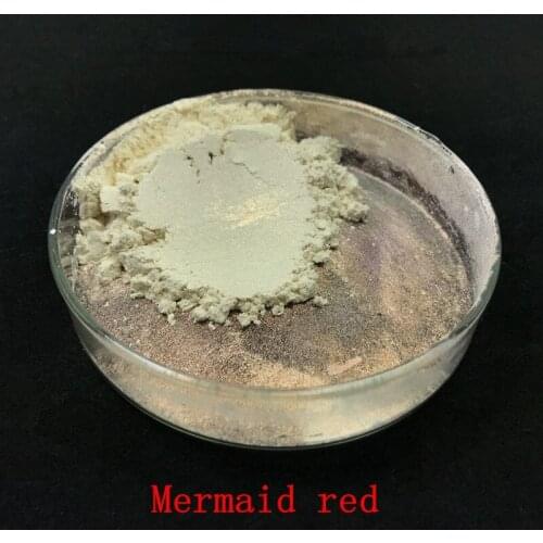 Mermaid Effect Powder Make UP Eyeshadow Soap Dye Soap Pigment Mica Powder Nail glitter Pearlescent Pigment White Symphony 100g