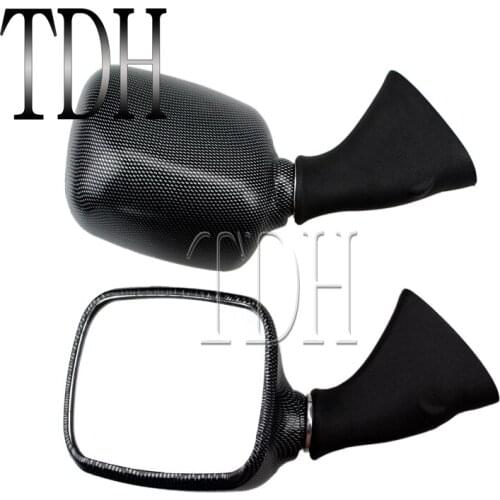 Motorcycle Rear View Mirrors Universal for Suzuki GSXR 600 GSXR750 GSXR1000 GSXR1300 Hayabusa 1997-2007 ABS Shell Side Mirror