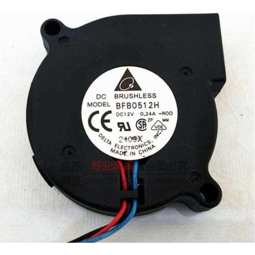 Original BFB0512H 12V 0.24A 5CM 5015 blower turbo centrifugal fan projector fan
