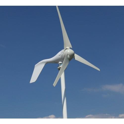 New Arrival 1.3m Atart Up Three Phase AC 48v Wind Turbine Generator 400w Free Energy For home 12/24v Anto regulator