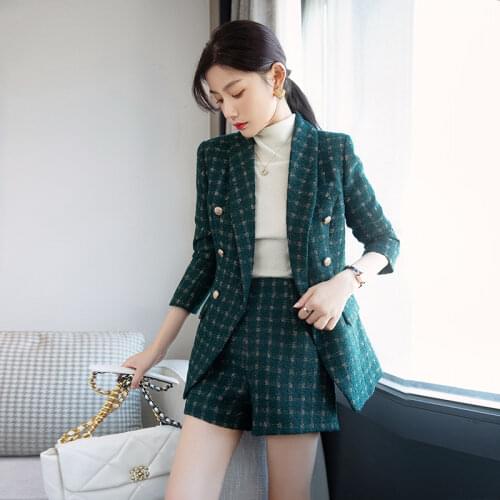 Ladies Office Work Wear Suits Elegant Autumn Winter OL Styles Professional Pantsuits Female Career Interview Blazers Clothes