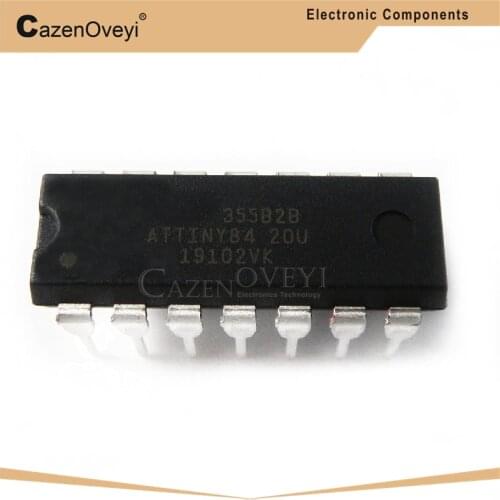 1pcs/lot ATTINY84-20PU ATTINY84A-PU ATTINY84 DIP-14 new original In Stock