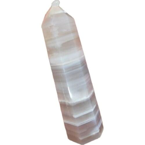 1PC Natural Lace Agate Wand Point Ornament Healing Home Decor DIY Gift Gemstones Natural Stones and Minerals