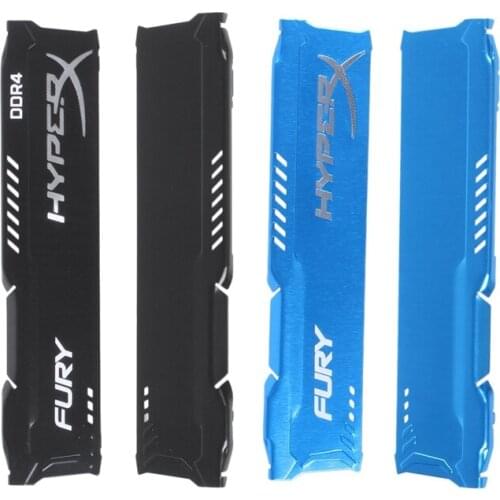 2Pcs Ram Heatsink Radiator for Ram Ddr3 Memory Cooler Cooling Heat Sink Desktop Memory Radiator Ddr2 Ddr3 Ddr4 - Blue & Black