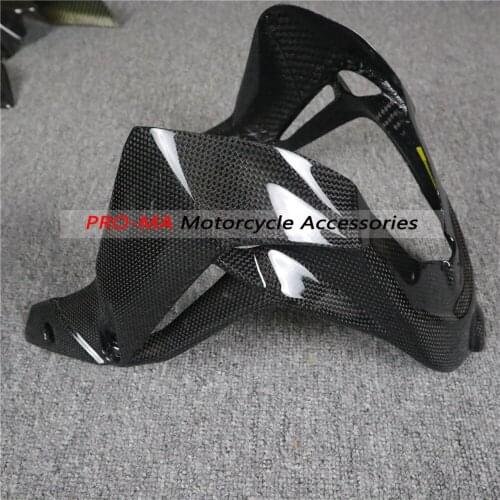 B)Front Fender Sub-Assembly in Carbon Fiber For MV Agusta Brutale 800 2016+ Plain