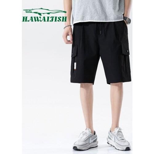 Hawaifish brand Shorts men summer 2021 loose style casual five-point pants new arrival hot sale fashion pantalon corto hombre