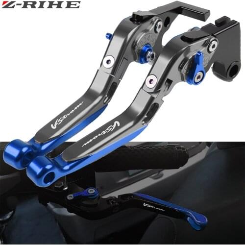 CNC Adjustable Folding Extendable Motorcycle Brake Clutch Levers FOR SUZUKI DL1000 V-STROM VSTROM DL 1000 2002 2003 2004-2016