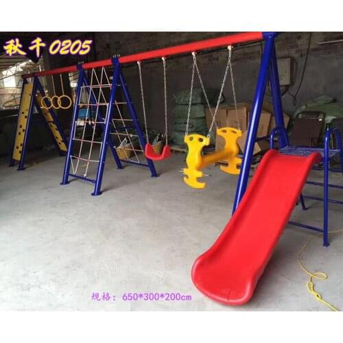Outdoor baby swing chair playground childrens plastic slide garden toys seat kids monkey bars set children child swing nest Q86
