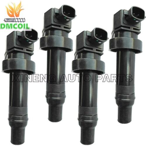 4 PCS HQ IGNITION COIL FOR KIA K2 K3 II RIO III PRO CEE'D SOUL VENGA CERATO CARENS III 1.4L 1.6L CVVT (2007-) 27301-2B010